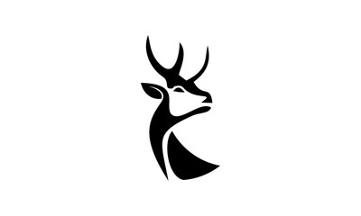 deer vector logo
