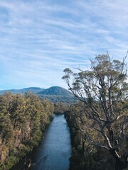 Fototapeta na wymiar the beautiful river in Tasmania, Australia
