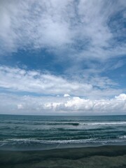 the view of beach in the Philippines
