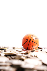 Basketball on the way of money prize