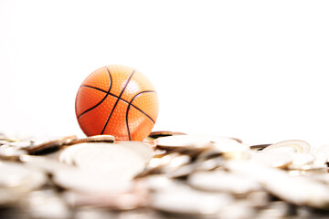 Basketball on the way of money prize