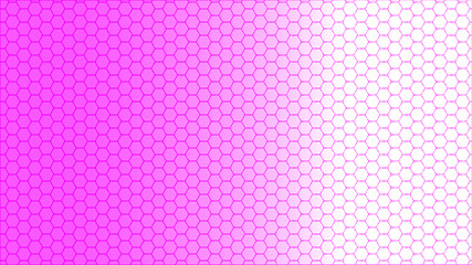 Pink purple honeycomb hexagon background pattern. Vector isolated texture. Comb seamless texture design. Vector hexagonal cell texture