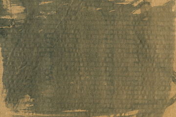 Close up of a light brown vintage rough sheet of carton. Cardboard paper texture with a blank background. Empty papercraft surface. Recycled environmentally friendly material.