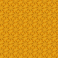 Vector download of gold autumn seamless pattern