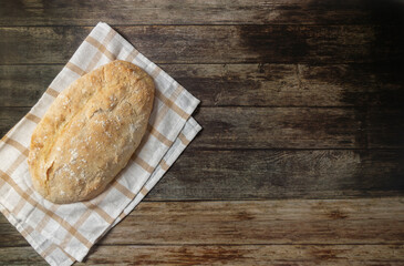 Rustic home made Bread, Baking at home
