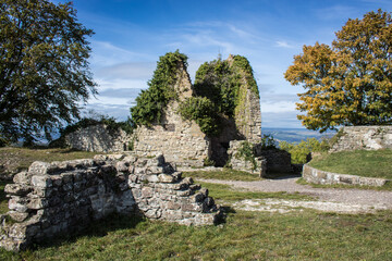 Fototapeta na wymiar Historische Ruine Küssaburg
