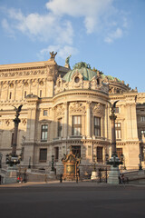 Fototapeta na wymiar Paris,France-June 2014:The Palais Garnier (Paris Opera) building in Paris, France.