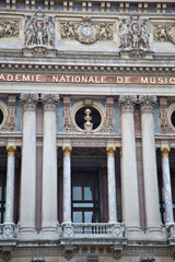 Fototapeta na wymiar Paris,France-June 2014:The Palais Garnier (Paris Opera) building in Paris, France.