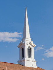 Sunny view of The Church of Jesus Christ of Latter day Saints