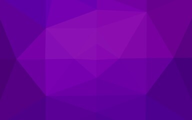 Light Purple vector blurry triangle pattern.