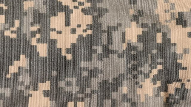 US army digital camouflage fabric texture background. Camouflage pattern cloth texture. 