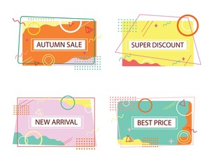 Obraz premium Memphis style sale