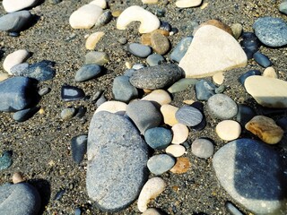 pebbles on the beach
