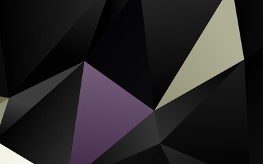 Light Multicolor, Rainbow vector abstract polygonal layout.