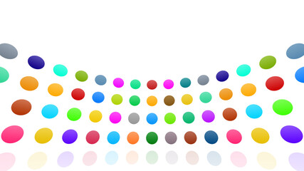 Icon Colorful Symbol loop simple pattern design wallpaper abstract 3D illustration