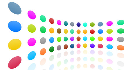 Icon Colorful Symbol loop simple pattern design wallpaper abstract 3D illustration