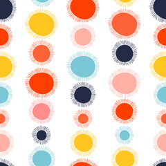 Colorful round shapes. Abstract colorful shapes. Vector