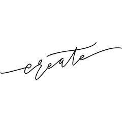 Elegant Vector Mogtivational Lettering. Modern Calligraphic Word Element. Arsthetic Inspirational Quote.