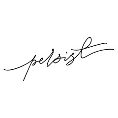 Elegant Vector Mogtivational Lettering. Modern Calligraphic Word Element. Arsthetic Inspirational Quote.