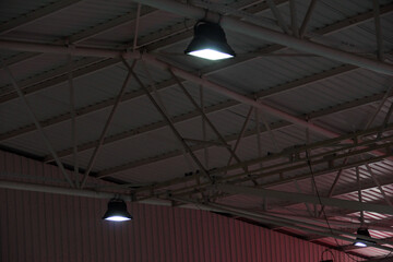 steel roof ,metal roof in construction site