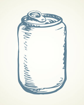 recommend clip art: Can. Vector drawing icon sign