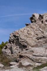Interesting Stone and rock formations in the Mountains of Corsica