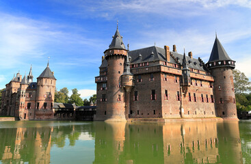 Fototapeta premium Beautiful castle. The Netherlands, Europe.