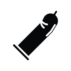 Condom Pregnancy Prevention Glyph Icon