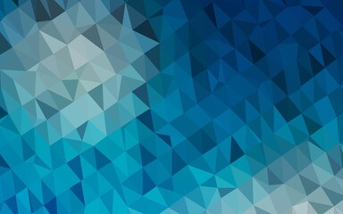 Light BLUE vector blurry triangle texture.