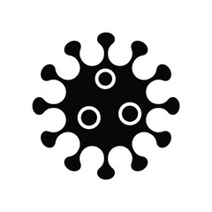 Virus Symbol Medical Glyph Icon