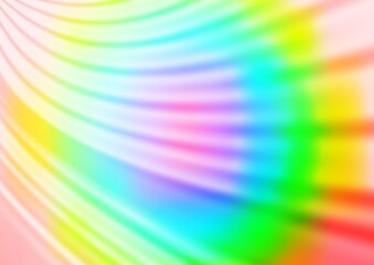 Light Multicolor, Rainbow vector blurred shine abstract template.