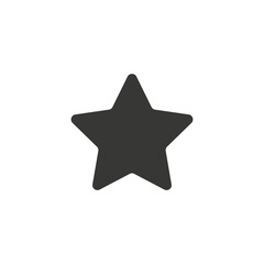 Obraz premium Clasic star Icon Vector. Flat black pictogram. Illustration symbol.