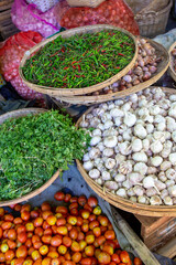 Spices in a Market in Myanmar
