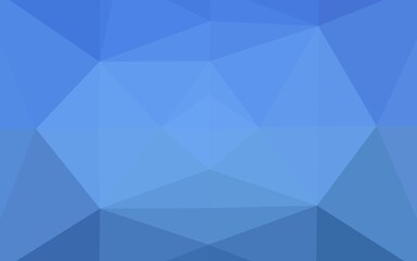 Light BLUE vector low poly layout.