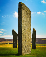 Standing stones of Stenness. Orkney.