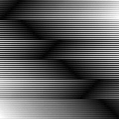 Striped illustration. Lines background. Linear pattern. Abstract ornament. Stripes motif. Strokes wallpaper. Modern halftone backdrop. Digital paper, web designing, textile print. Vector.