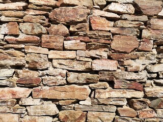 Muro de piedra natural. Fondo de piedra
