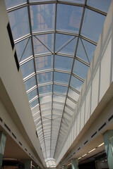 Obraz premium steel roof ,metal roof in construction site