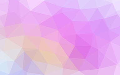 Obraz premium Light Pink vector polygonal template.