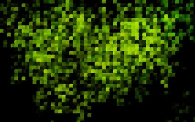 Dark Green vector template with crystals, rectangles.