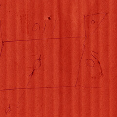 A red vintage rough sheet of carton. Recycled environmentally friendly cardboard paper texture. Simple and bright minimalist papercraft background.
