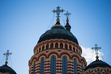 Holy Annunciation Cathedral in the center of Kharkiv