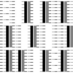 Lines, rectangles seamless pattern. Contemporary ornament. Strokes, shapes background. Modern print. Geometrical wallpaper. Vector art. Geometric backdrop. Digital paper, textile print, abstract image