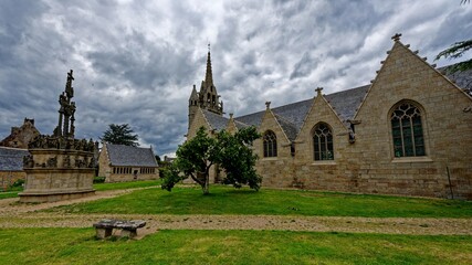 Enclos Paroissial de Plougonven, Armorique, Finistère, Bretagne, France
