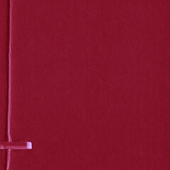 A red vintage rough sheet of carton. Recycled environmentally friendly cardboard paper texture. Simple and bright minimalist papercraft background.