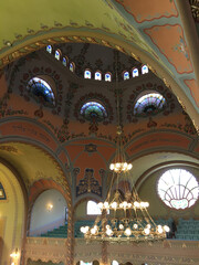 Fototapeta na wymiar Interieur der Synagoge von Subotica - Vojvodina - Serbien
