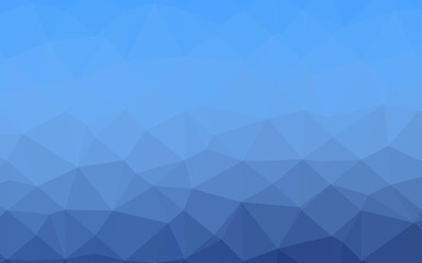Obraz premium Light BLUE vector blurry triangle texture.