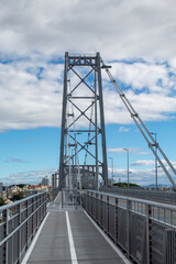 turismo na Ponte Hercílio Luz, Florianópolis, florianopolis, Santa Catarina, Brasil,