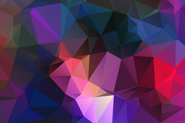 Abstract Color Polygon Background Design, Abstract Geometric Origami Style With Gradient. Presentation,Website, Backdrop, Cover,Banner,Pattern Template