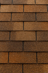 Fototapeta premium texture of a soft flexible roof close-up. abstract background